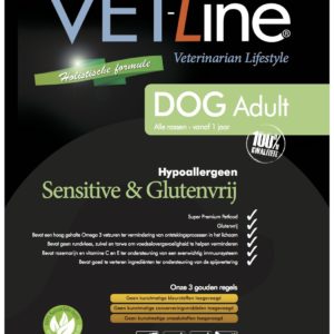 Futter von Vet-Line, Hund, Adult Sensitive, Glutenfrei Hypoallergen