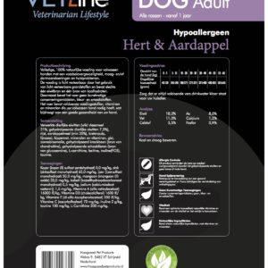 VET-Line, Hund, Adult Hirsch & Kartoffel Hypoallergen