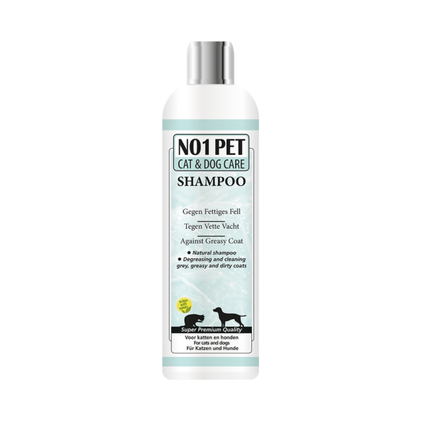 NO1 PET Against Greasy Coat Shampoo - gegen sehr fettiges und verschmutztes Fell