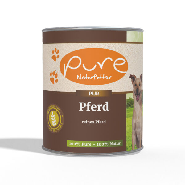 Hundemenü Pferd Pur 100% reines Pferd